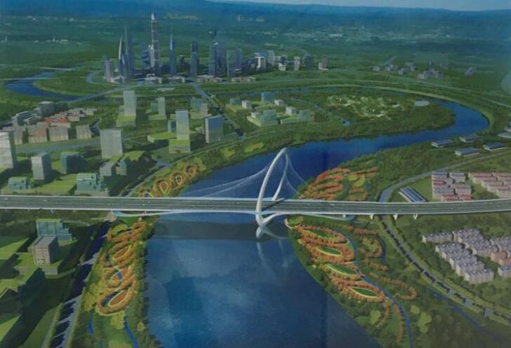 濟(jì)通公司承攬金簡仁快速路二期沱江特大橋 鋼結(jié)構(gòu)檢測項(xiàng)目——塔腳 B 節(jié)段、塔座 首制節(jié)段順利通過驗(yàn)收